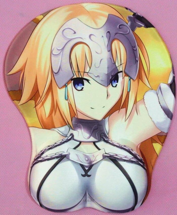 Jeanne d'Arc (Alter) Fate Grand Order 3.2CM Height Fate Grand Order Jeanne d'Arc (Alter) 3D Oppai Breast Game Mouse Pad