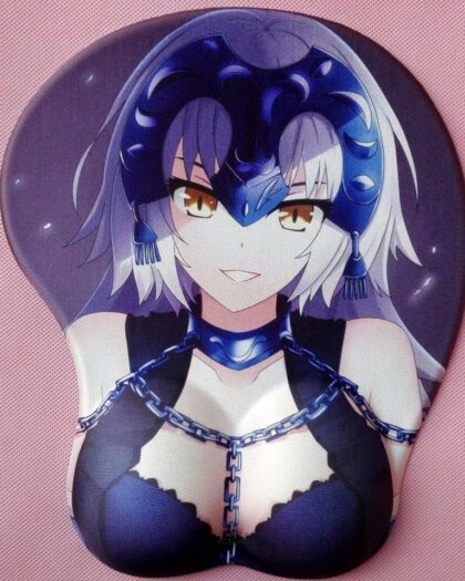 Fate Grand Order Jeanne d'Arc (Alter) 3D Oppai Breast Game Mouse Pad