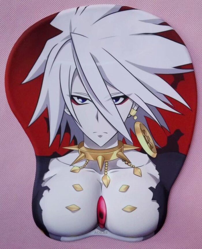 Karna Karuna Fate Series 2Way 3.2CM Height Fate Series Karna Karuna 2Way 3D Oppai Breast Game Mouse Pad