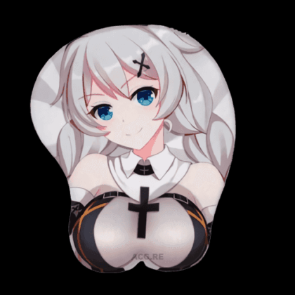 Kiana Kaslana 3D Anime Boobs Mouse Pad Houkai Impact 3rd 3D Breast Oppai Mouse Pads