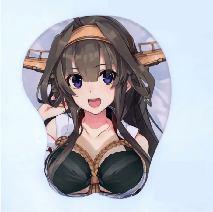 Kongou Kantai Collection KanColle Kongou 3D Anime Boobs Mouse Pad Kantai Collection KanColle 3D Breast Oppai Mouse Pads