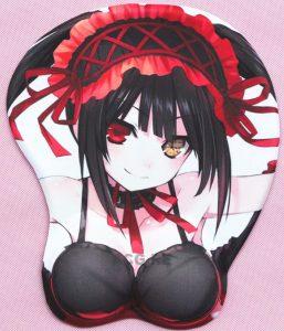 Kurumi Tokisaki Nightmare 3D Anime Boobs Mouse Pad Date A Live 3D Breast Oppai Mouse Pads