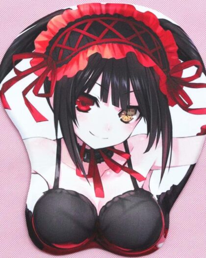 Kurumi Tokisaki Nightmare 3D Anime Boobs Mouse Pad Date A Live 3D Breast Oppai Mouse Pads