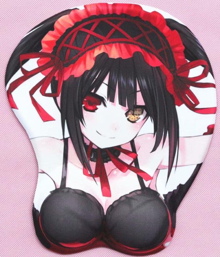 Kurumi Tokisaki Nightmare 3D Anime Boobs Mouse Pad Date A Live 3D Breast Oppai Mouse Pads