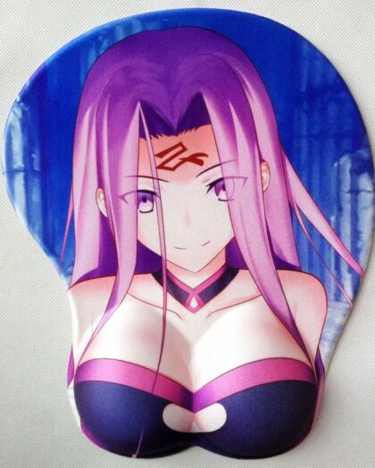 Medusa 3D Anime Boobs Mouse Pad Fate Stay Night FSN Rider 3D Breast Oppai Mouse Pads