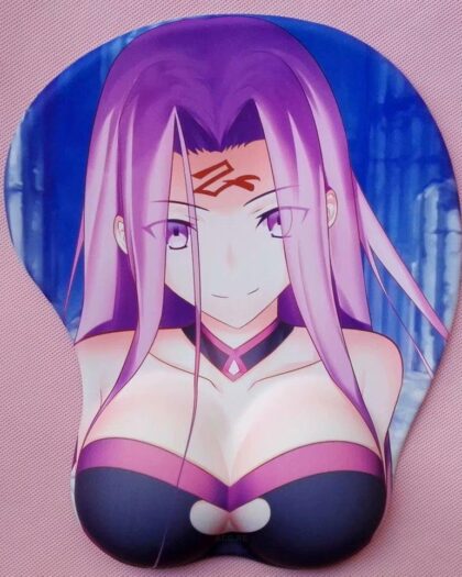 Fate Stay Night FSN Rider Medusa 2Way 3D Oppai Breast Game Mouse Pad