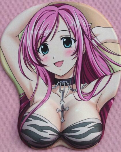Rosario Vampire Moka Akashiya 3D Oppai Breast Anime Mouse Pad