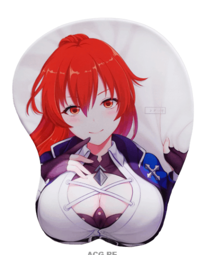 Murata Himeko 3D Anime Boobs Mouse Pad Houkai Impact 3rd 3D Breast Oppai Mouse Pads