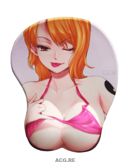 Nami 3D Anime Boobs Mouse Pad One piece 3D Breast Oppai Mouse Pads