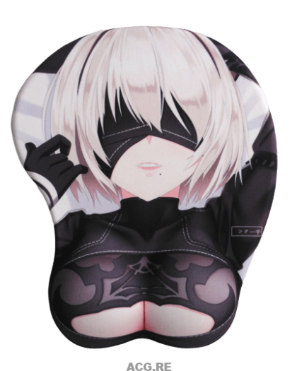 NieR Automata 2B 3D Anime Boobs Mouse Pad Breast Boobs(1) 3D Breast Oppai Mouse Pads
