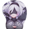 NieR Automata 2B 3D Anime Boobs Mouse Pad Breast Boobs (2) 3D Breast Oppai Mouse Pads