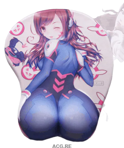 DVA PP Butt 3D Game Butt Mouse Pad Overwatch 3D Butt Mouse Pads