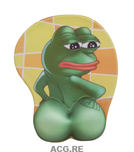 Pepe the Frog 3D Anime Butt Mouse Pad