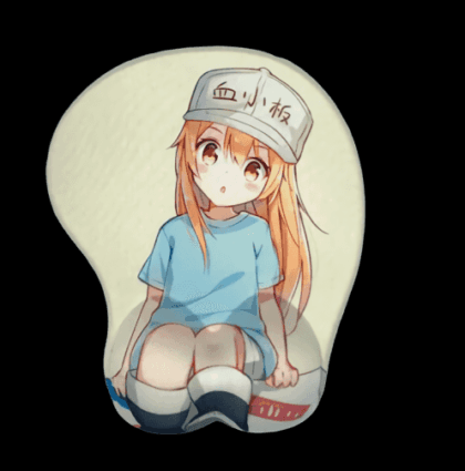 Platelet Kesshōban 3D Anime Mouse Pad Cells at Work 3D Mouse Pads