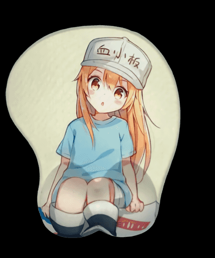 Platelet Kesshōban 3D Anime Mouse Pad Cells at Work 3D Mouse Pads