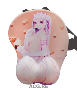 Emilia butt 3D Anime Butt Mouse Pad ReZero Starting Life in Another World 3D Butt Mouse Pads