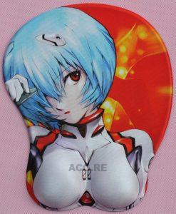 Rei Ayanami 3D Anime Boobs Mouse Pad Evangelion EVA 3D Breast Oppai Mouse Pads