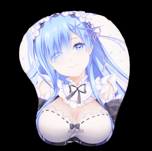 Rem 3d Anime Boobs Mouse Pad Re Zero 3d Breast Oppai Mouse Pads.