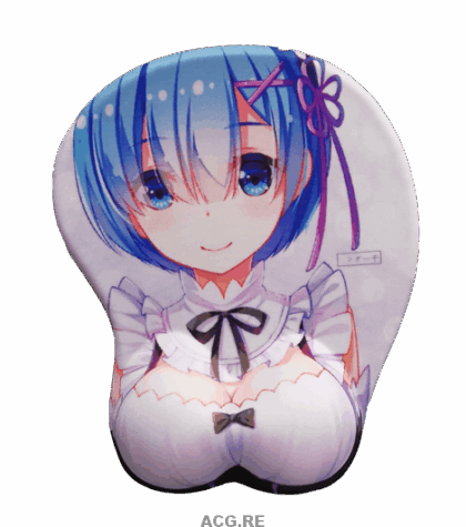 Rem 3D Anime Boobs Mouse Pad ReZero 3D Breast Oppai Mouse Pads