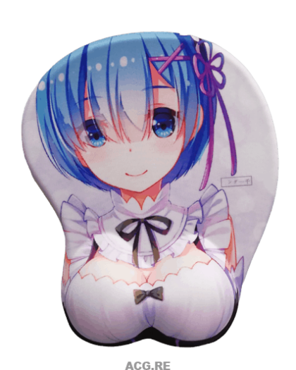 Rem 3D Anime Boobs Mouse Pad ReZero 3D Breast Oppai Mouse Pads