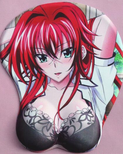 Rias Gremory 3D Anime Boobs Mouse Pad High School D×D 3D Breast Oppai Mouse Pads