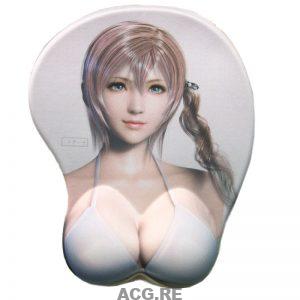 Serah Farron 3D Anime Boobs Mouse Pad Final Fantasy 3D Breast Oppai Mouse Pads 