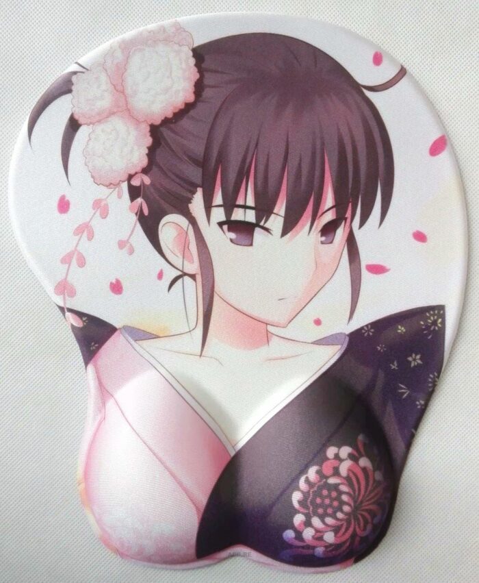 Shiki Ryougi (Assassin) 3D Anime Boobs Mouse Pad Fate Grand Order 2.8CM Height 3D Breast Oppai Mouse Pads