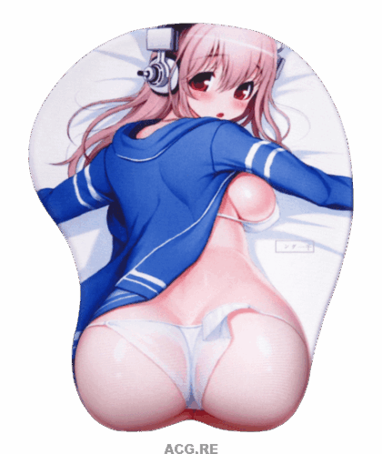 Super Sonico Pink Big Butt (2) 3D Anime Butt Mouse Pad 3D Butt Mouse Pads