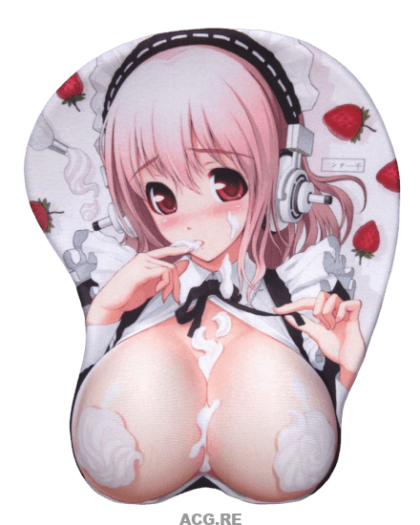 Super Sonico Pink Big oppai 3D Anime Boobs Mouse Pad 3D Breast Oppai Mouse Pads