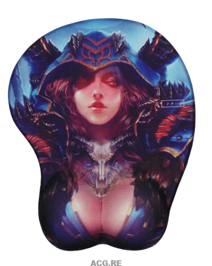 WOW Human Warlock 3D Anime Boobs Mouse Pad 3D Breast Oppai Mouse Pads