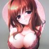 glasses Girl Boobs Mouse Pad Height 4cm 3D Breast Oppai Mouse Pad