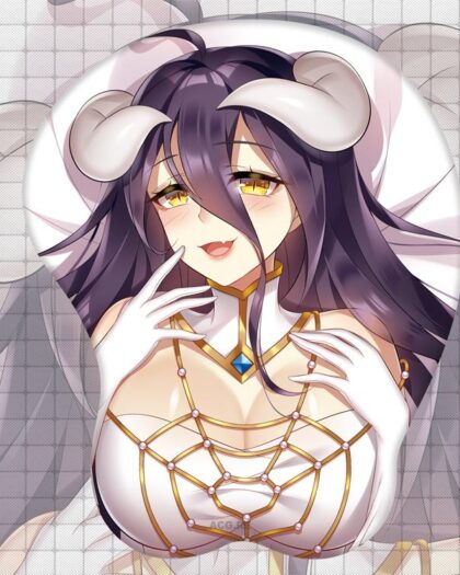 Albedo Boobs Mouse Pad Overlord 3D Oppai Breast Anime Mouse Pad