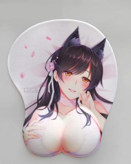Atago Boobs Mouse Pad Height 4cm Azur Lane 3D Oppai Breast Game Mouse Pad