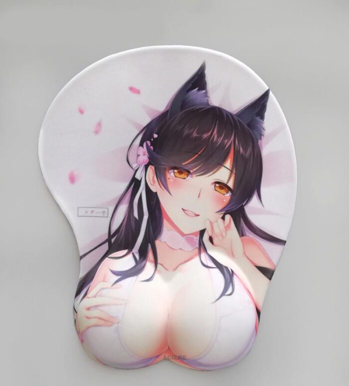 Atago Azur Lane  Ver 2 Atago Boobs Mouse Pad Height 4cm Azur Lane 3D Oppai Breast Game Mouse Pad