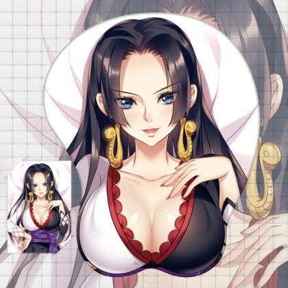 Boa Hancock Boobs Mouse Pad ONE PIECE 3D Oppai Breast Anime Mouse Pad