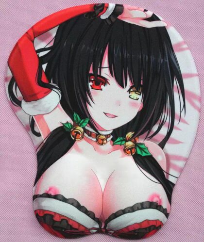 Date A Live Kurumi Tokisaki Nightmare Hentai R18 3D Oppai Breast Sexy Mouse Pad Ver 2.0