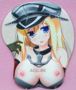 Kantai Collection Bismarck Hentai R18 3D Oppai Breast Sexy Mouse Pad