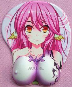 No Game No Life Jibril Hentai R18 3D Oppai Breast Sexy Mouse Pad