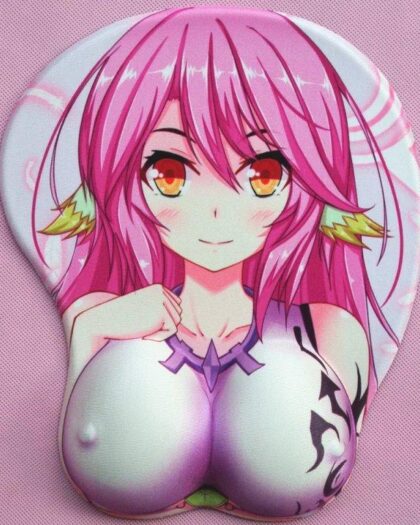 No Game No Life Jibril Hentai R18 3D Oppai Breast Sexy Mouse Pad