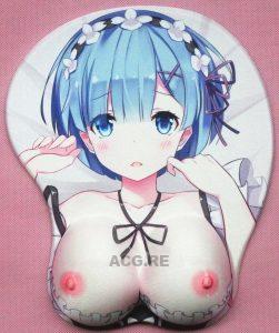 Re Zero Rem Hentai R18 3D Oppai Breast Sexy Mouse Pad