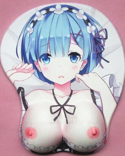 Re Zero Rem Hentai R18 3D Oppai Breast Sexy Mouse Pad