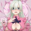 Elizabeth Liones Boobs Mouse Pad Seven deadly sins 3D Oppai Breast Anime Mouse Pad