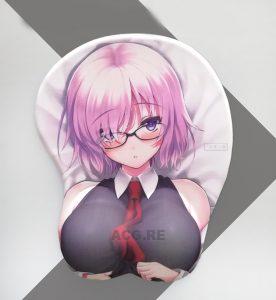 Mash Kyrielight Boobs Mouse Pad Height 4cm Fate Grand Order 3D Oppai Breast Game Mouse Pad
