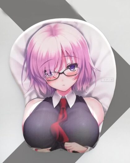 Mash Kyrielight Boobs Mouse Pad Height 4cm Fate Grand Order 3D Oppai Breast Game Mouse Pad