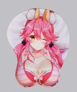 Tamamo no Mae Boobs Mouse Pad Height 4cm Fate Grand Order 3D Oppai Breast Game Mouse Pad