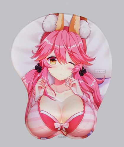 Tamamo no Mae Boobs Mouse Pad Height 4cm Fate Grand Order 3D Oppai Breast Game Mouse Pad