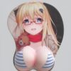 AV Val Boobs Mouse Pad Height 4cm Girls Frontline 3D Oppai Breast Game Mouse Pad