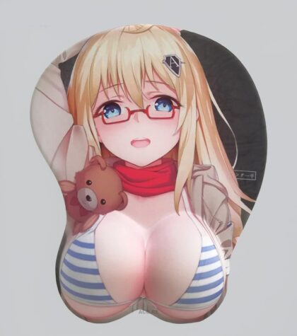AV Val Boobs Mouse Pad Height 4cm Girls Frontline 3D Oppai Breast Game Mouse Pad