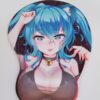 Hatsune Miku Boobs Mouse Pad Height 4cm Vocaloid 3D Oppai Breast Anime Mouse Pad