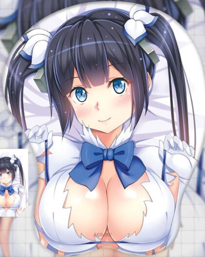 Hestia Boobs Mouse Pad Is It Wrong to Try to Pick Up Girls in a Dungeon 3D Oppai Breast Anime Mouse Pad